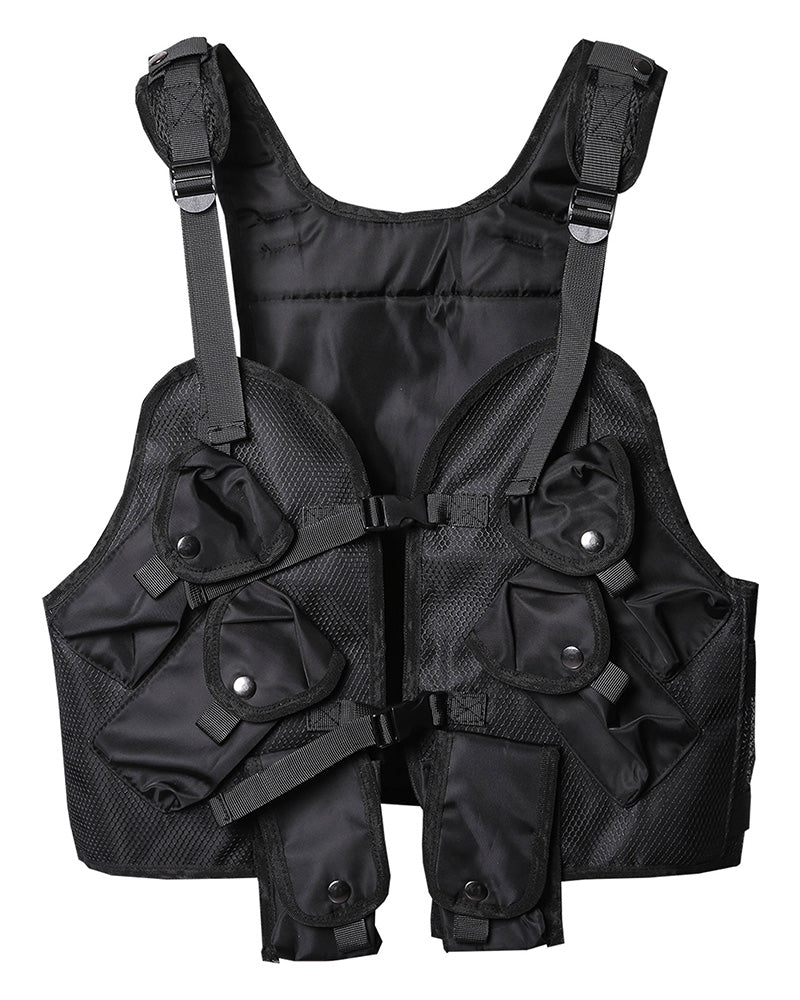 Techwear Mesh Multi-Pocket Tactical Vest