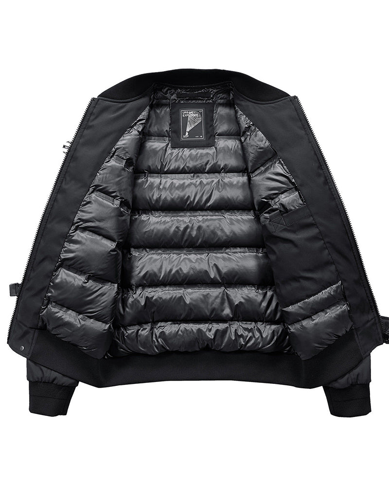 Futuristic Backpack Functional Bomber Jacket