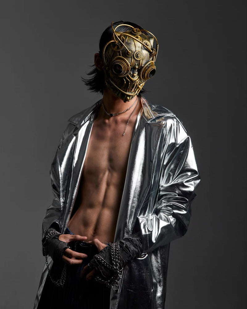 Futuristic Steampunk Gear Mask