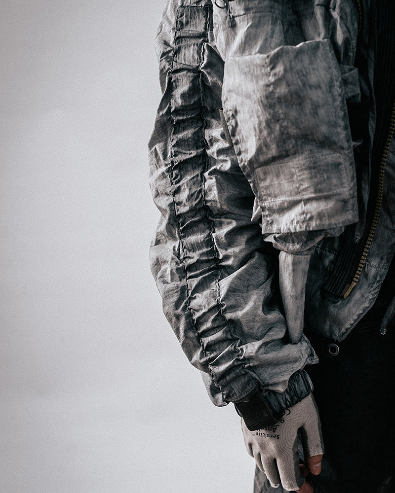 Post-Apocalyptic Hooded Techwear Jacket
