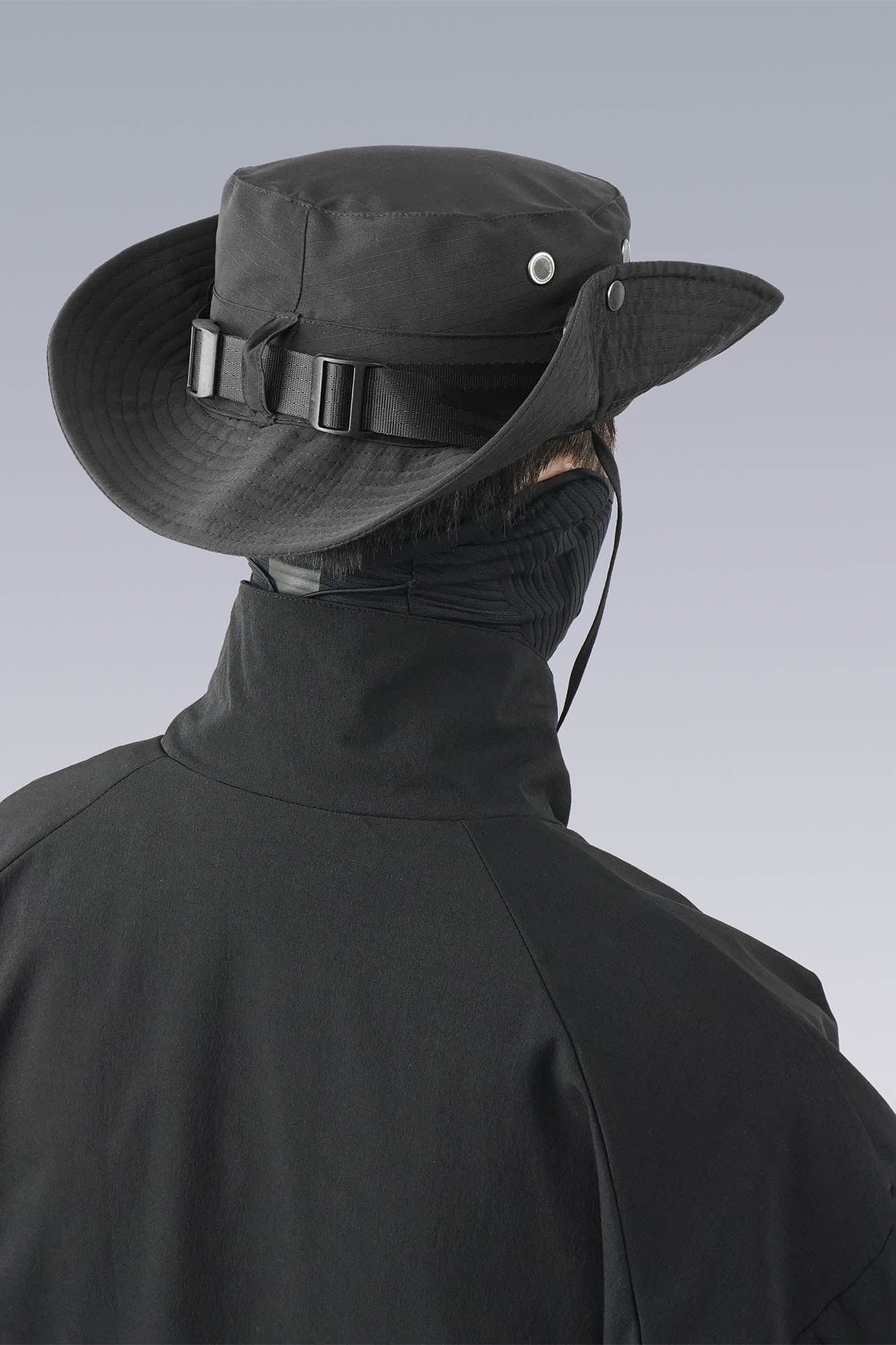 Tactical Drawstring Wide-Brim Bucket Hat