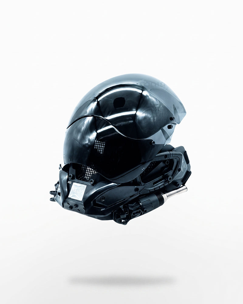 LED Cyberpunk Helmet Mask