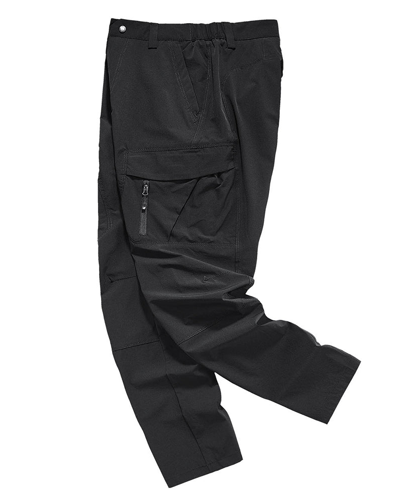 Quick-Dry Straight-Leg Techwear Cargo Pants