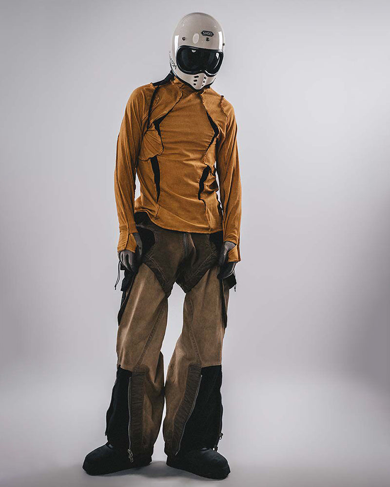 Spliced Wasteland Washed Tech Cargo Pants