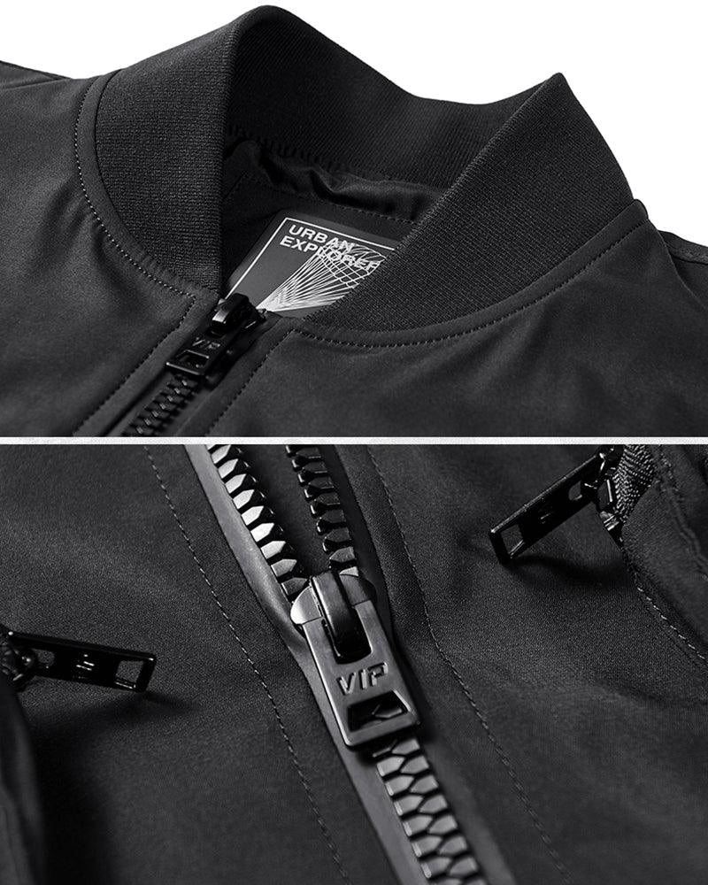 Futuristic Backpack Functional Bomber Jacket