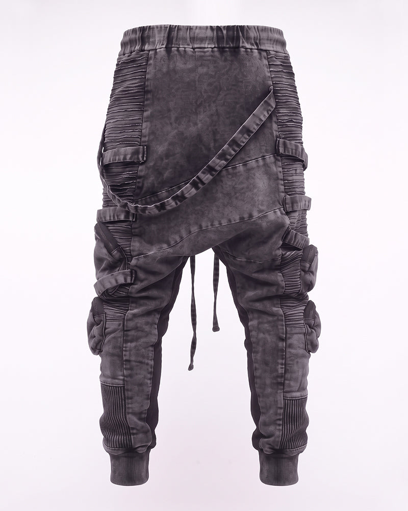 Wasteland Distressed Deconstructed Cargo Pants