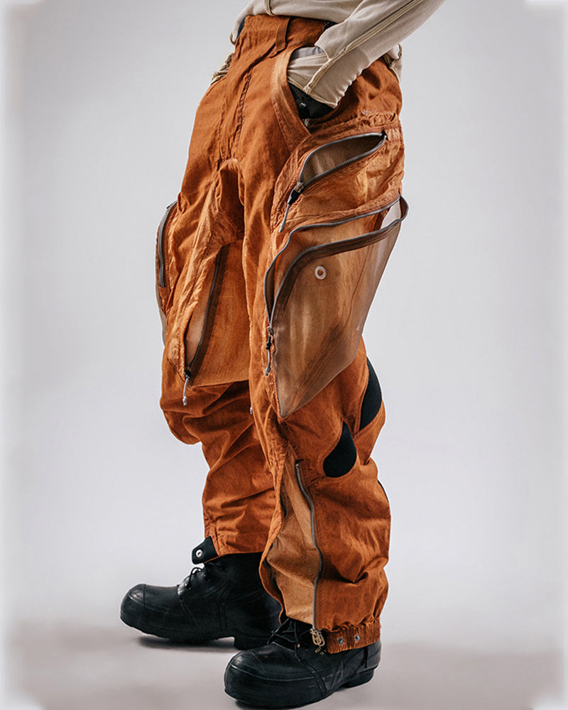 Post-Apocalypti Dune Wasteland Techwear Flight Pants