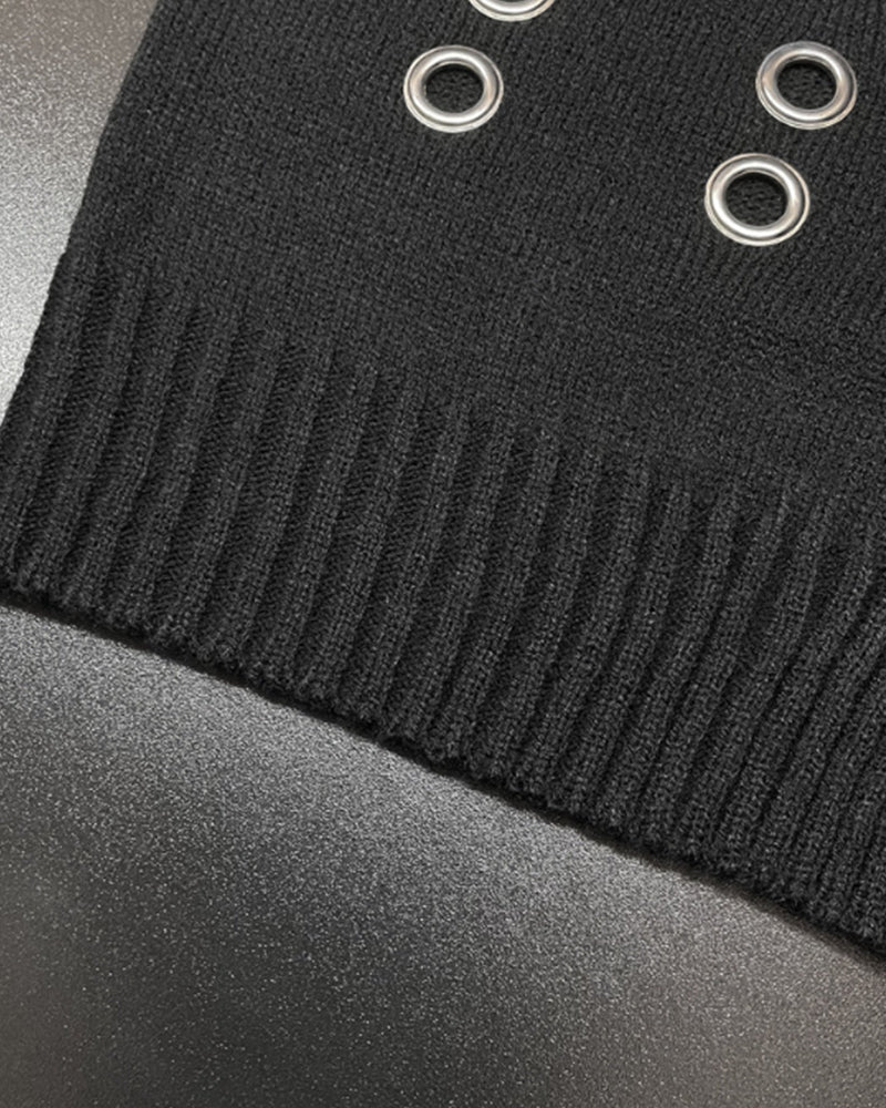 Post-Apocalyptic Grommet Knit Balaclava