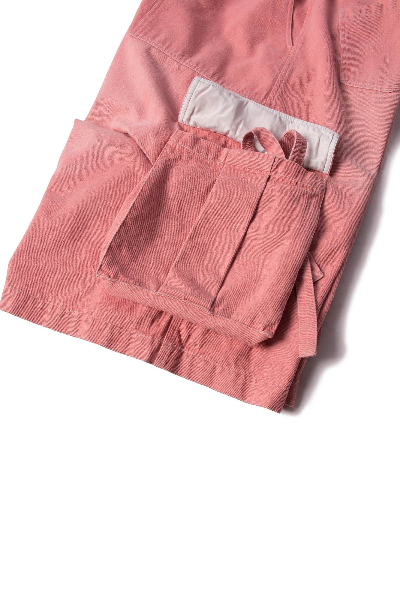 Washed Strap Drawstring Cargo Shorts
