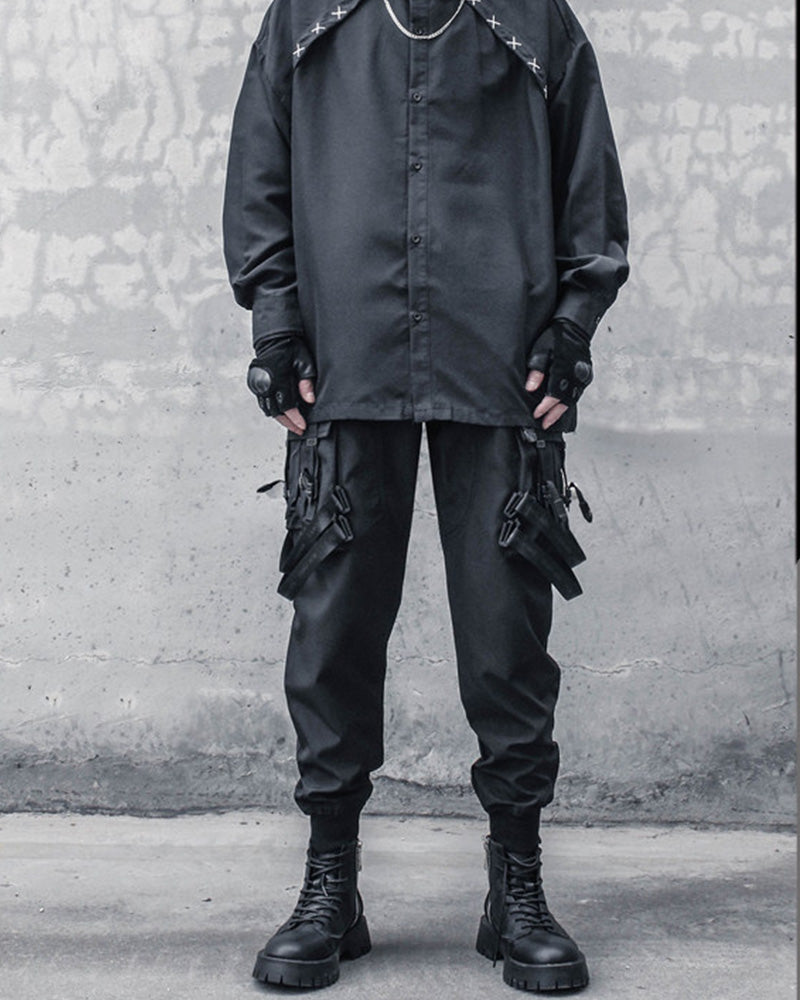 Multi-Pocket Tactical Techwear Cargo Pants