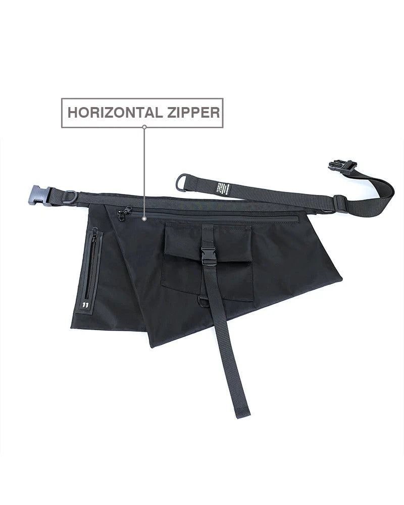 Functional Japanese Apron Chest Sling Bag