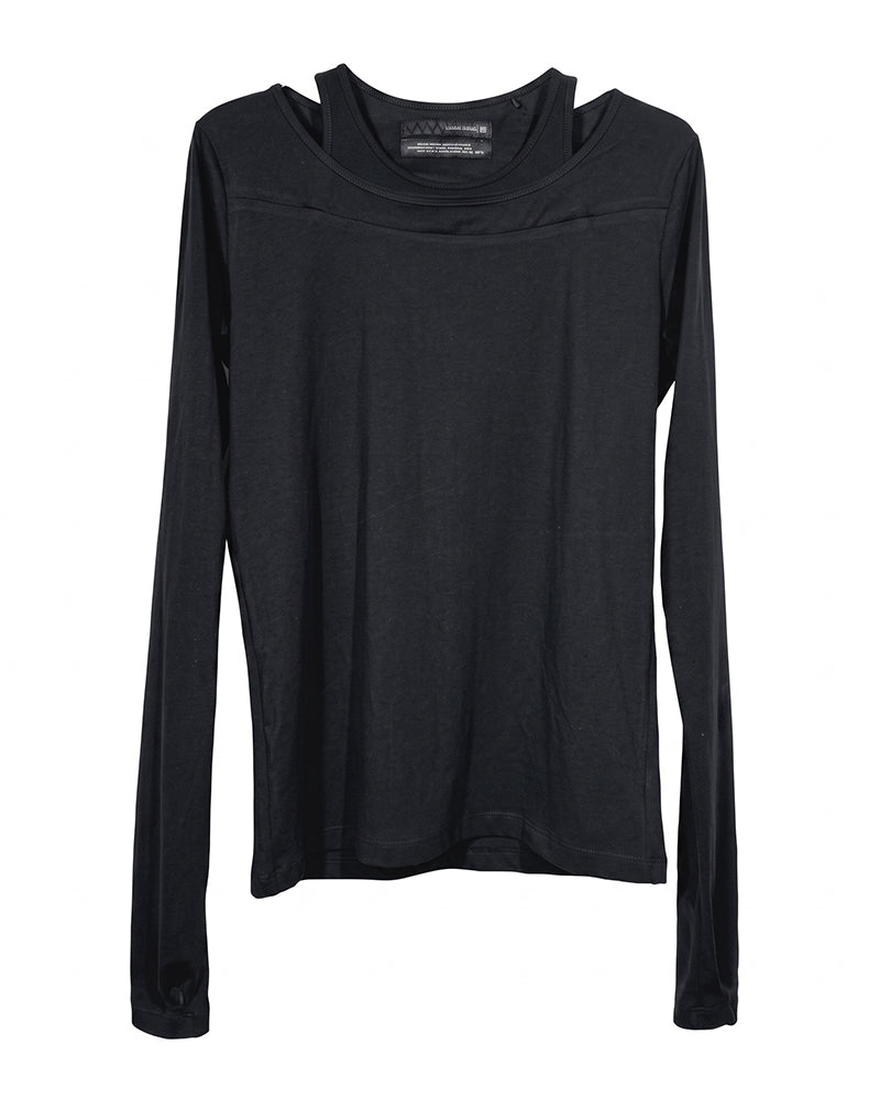 Post-Apocalyptic Wasteland Double-Collar Ninja-Sleeve T-Shirt