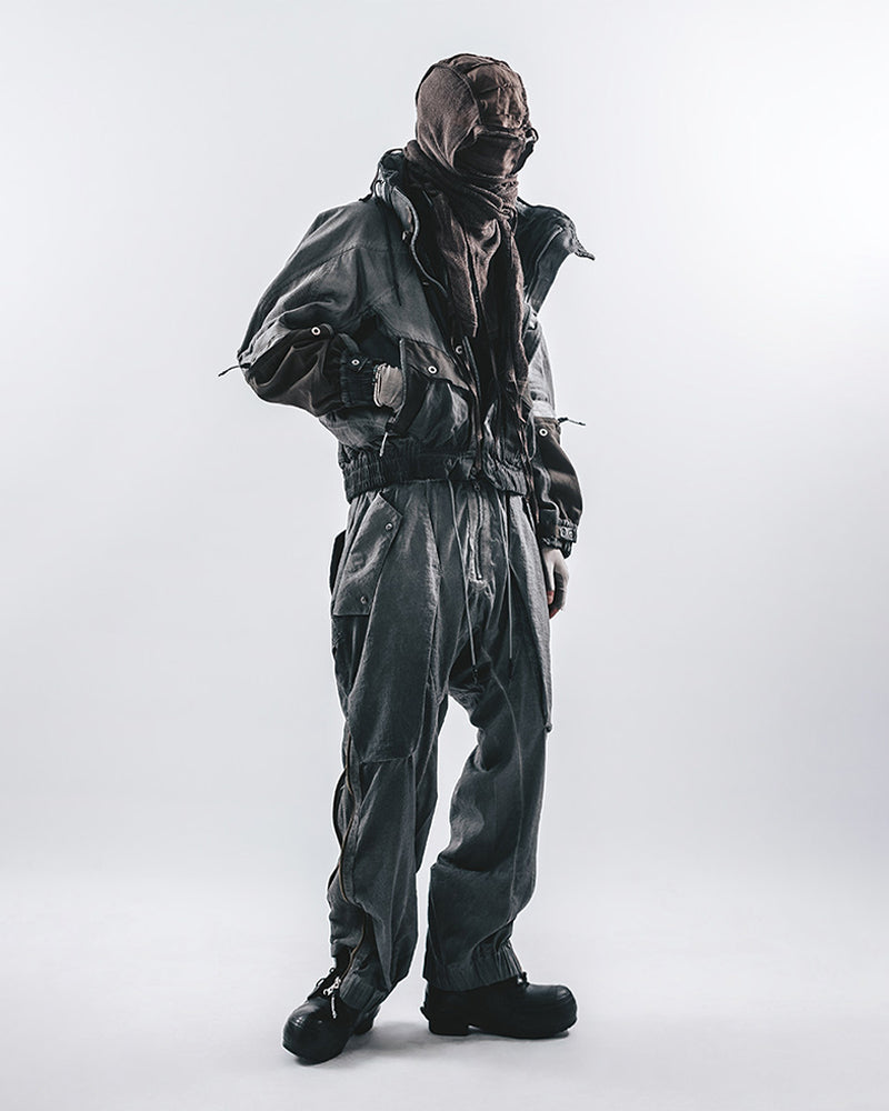 Biohazard Mesh-Panel Hooded Tactical Jacket