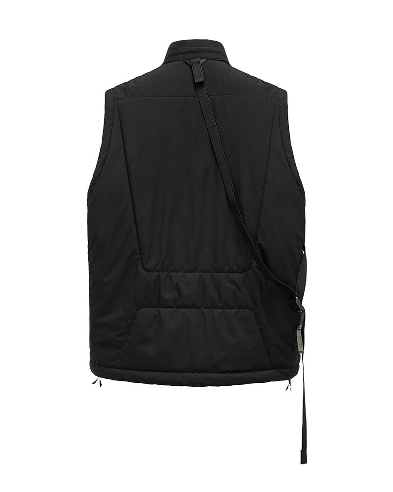 Multi-Pocket Windproof Insulated Techwear Vest