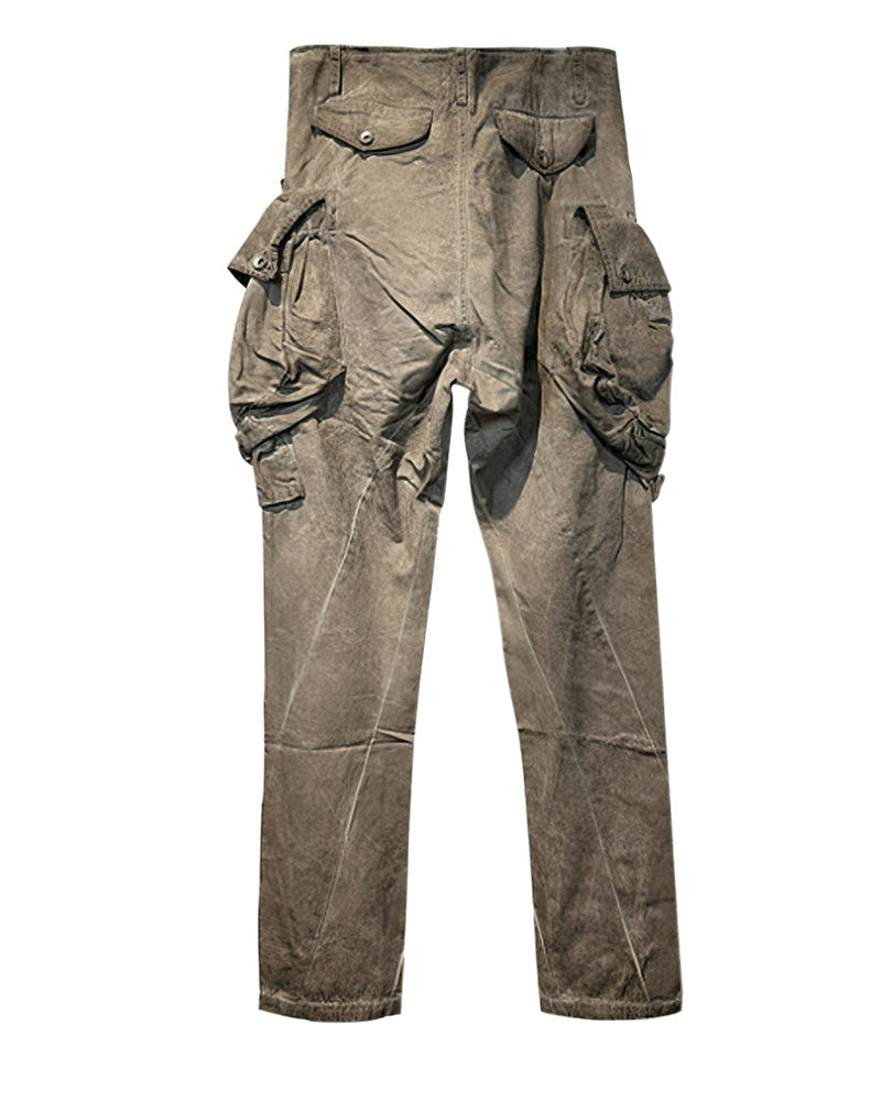 Wasteland Distressed Multi-Pocket Cargo Pants