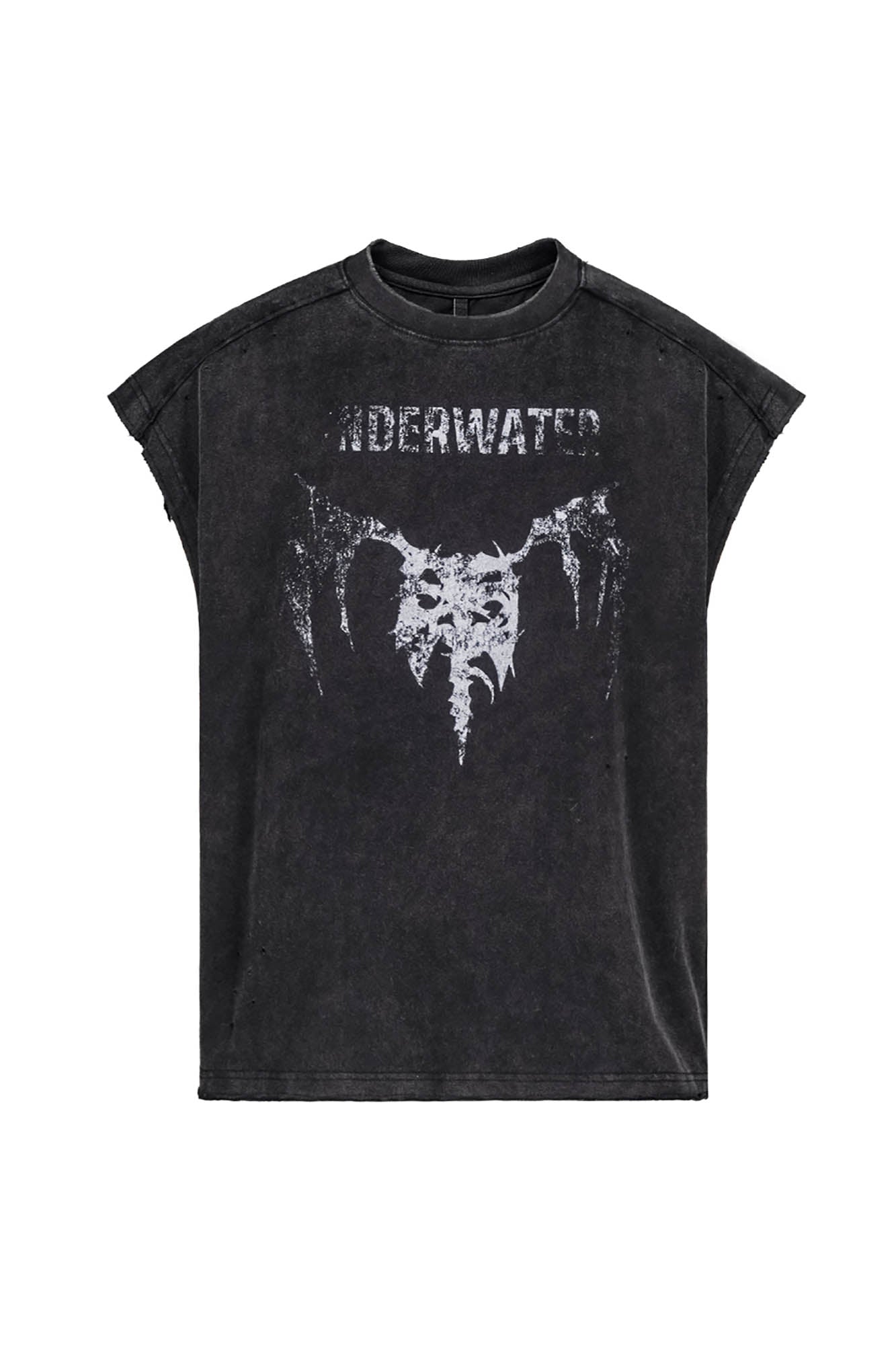 The Hellbound Wing Distressed Vest