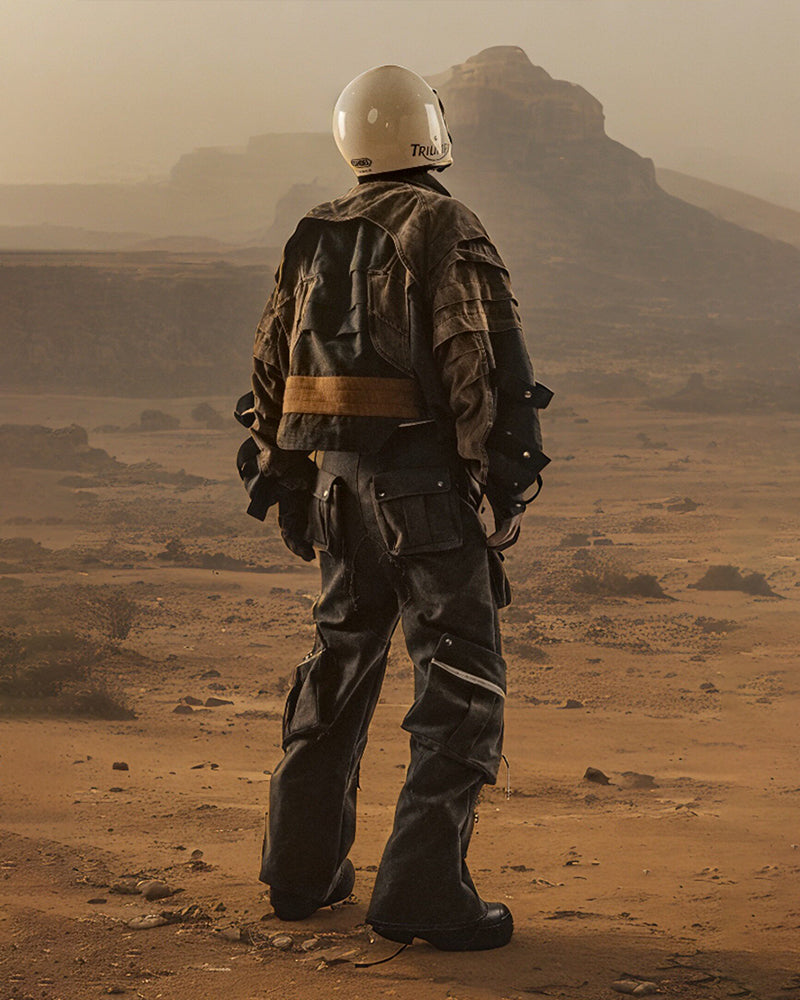 Wasteland-Tactical Heavy-Duty Layered Utility Jacket