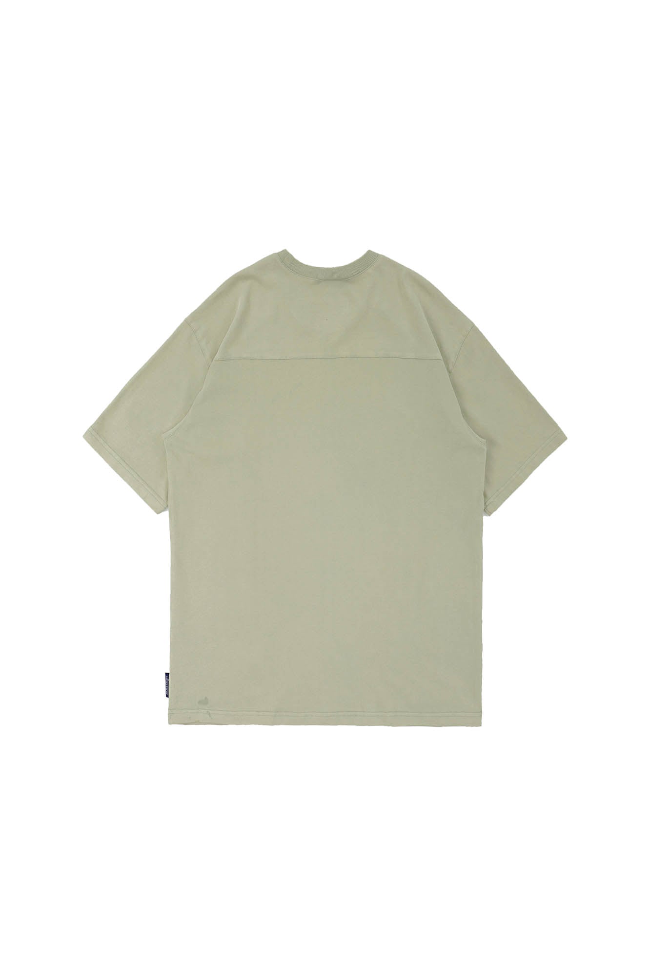 Washed Paneled Side Pocket T-Shirt