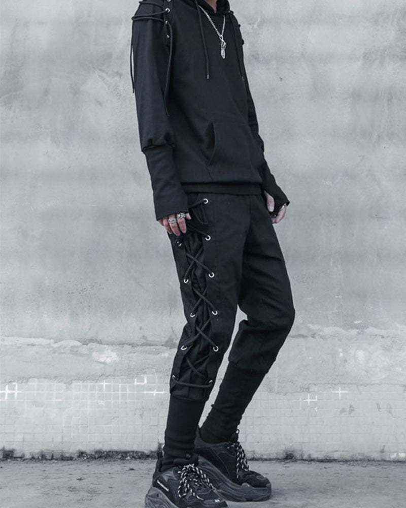 Streetwear Side Drawstring Jogger Pants