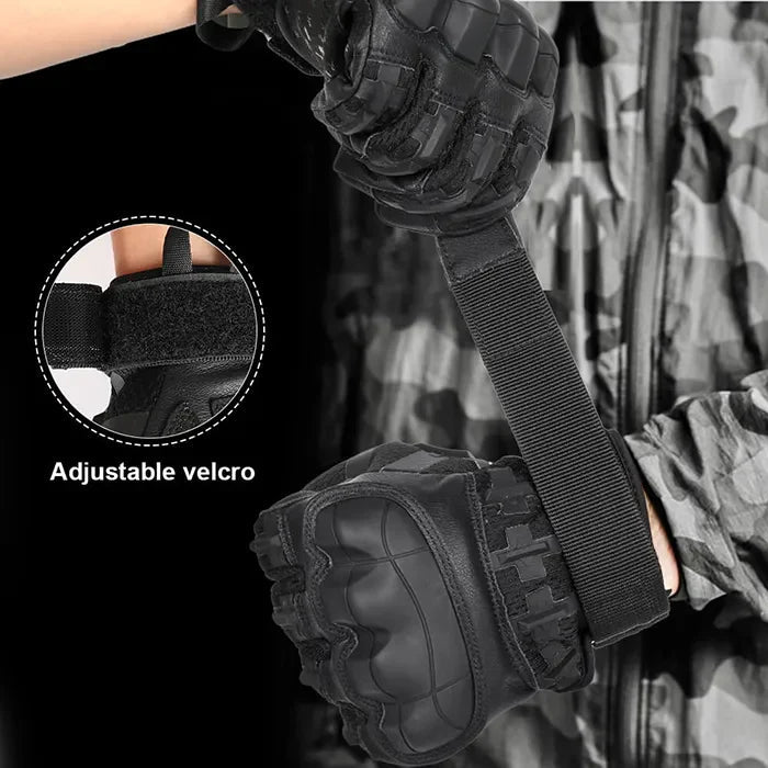 Cyberpunk Tactical Full Finger Protective Gloves