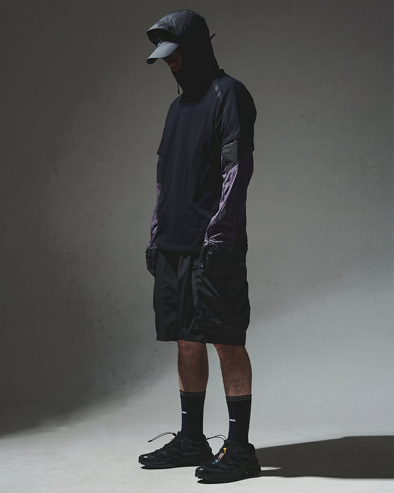 Metallic Honeycomb-Pocket Quick-Dry Water-Repellent Shorts