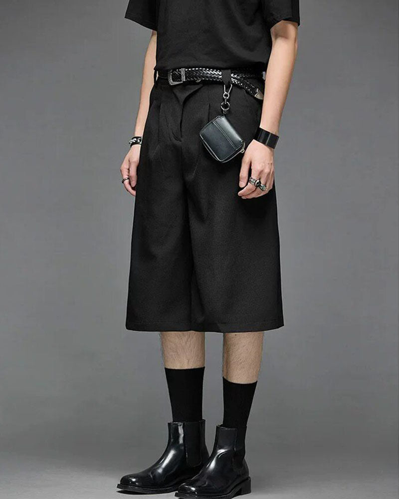 Modern Japanese Carved Alloy Genuine Leather Belt