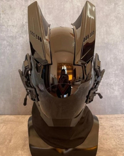 Futuristic Cyberpunk Helmet Mask