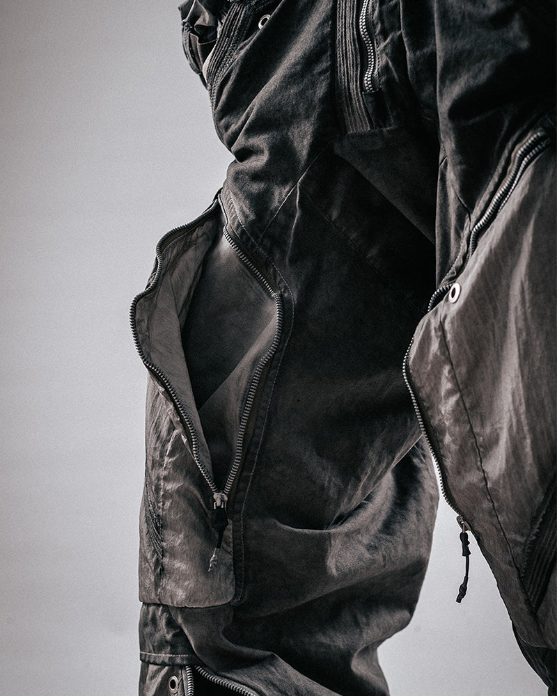 Post-Apocalyptic Men's Techwear Wasteland Cargo Pants
