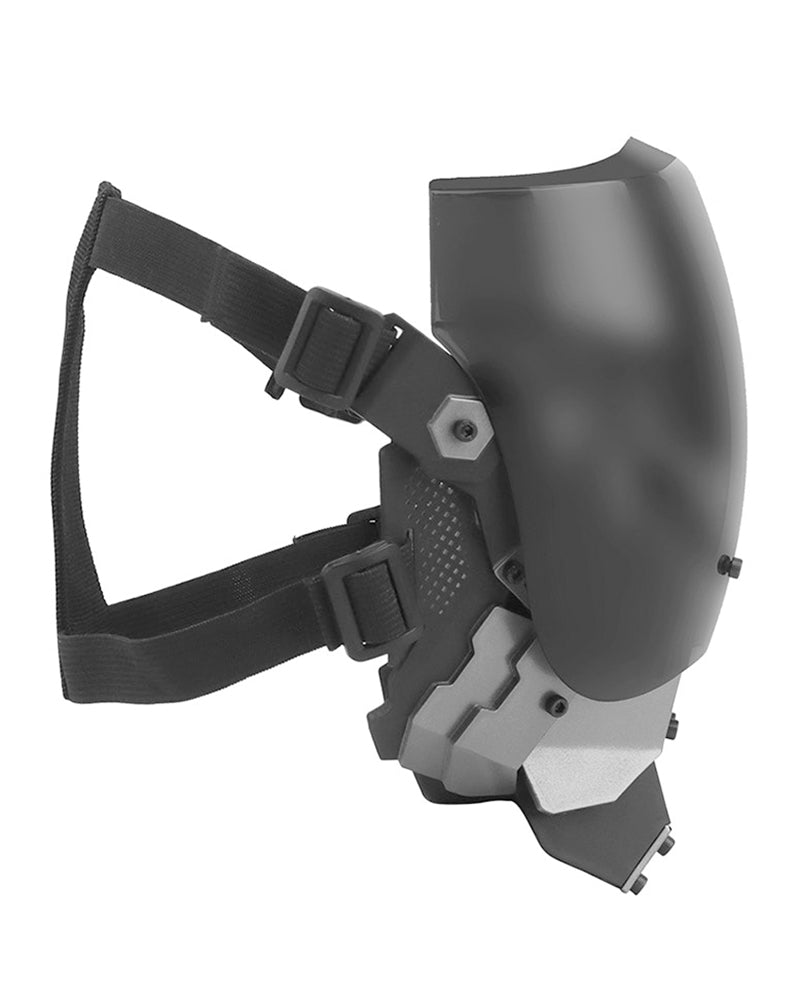 Cyberpunk Functional Half Helmet Mask
