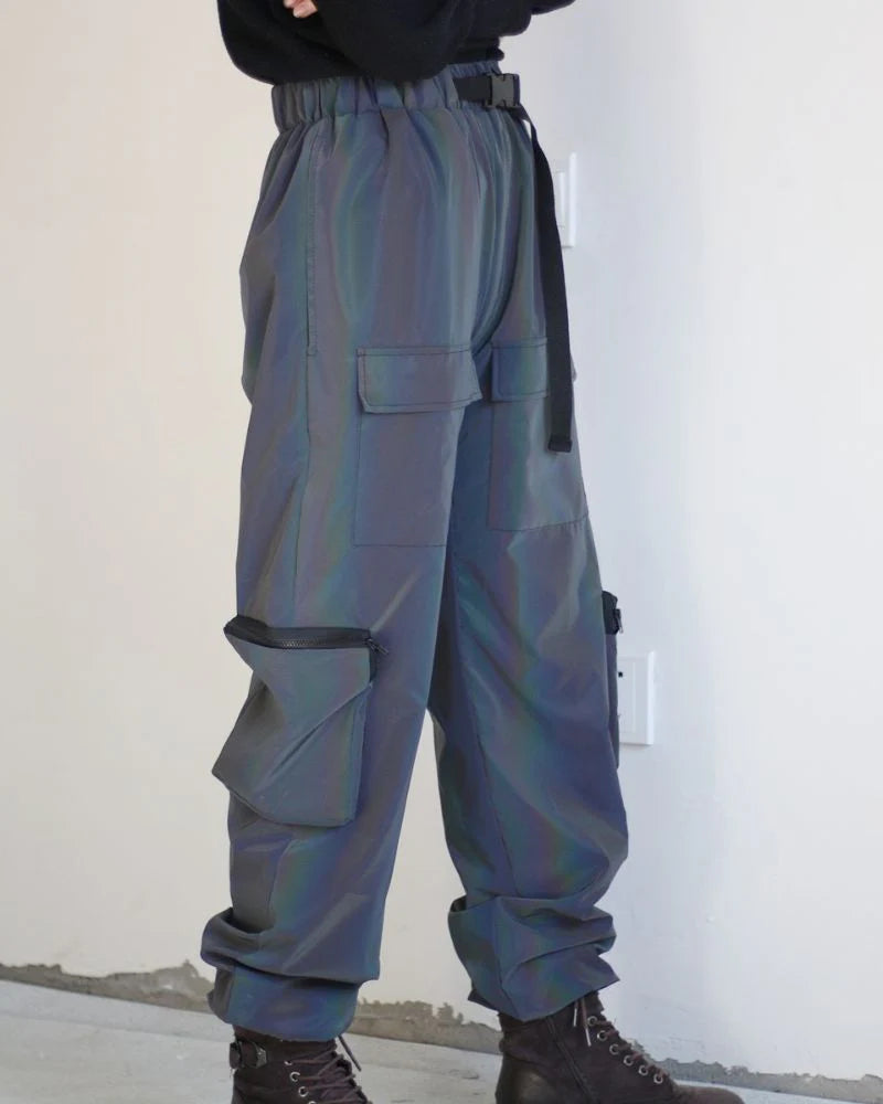 Functional Laser Colorful Reflective Pants