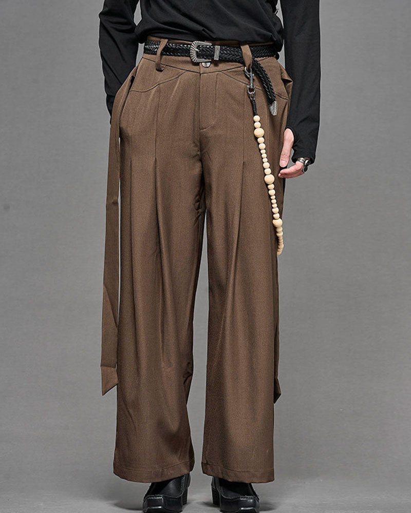 Modern Japanese Wide Leg Hakama Pants