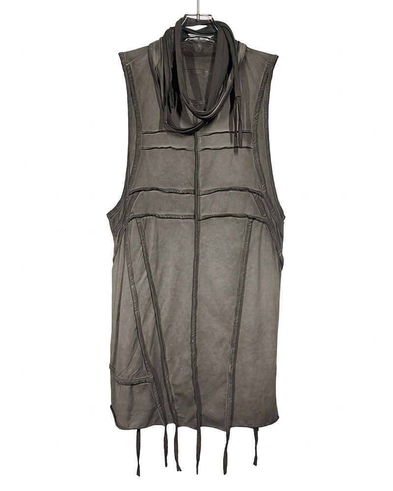 Wasteland Deconstructed Splicing Sleeveless T-Shirt
