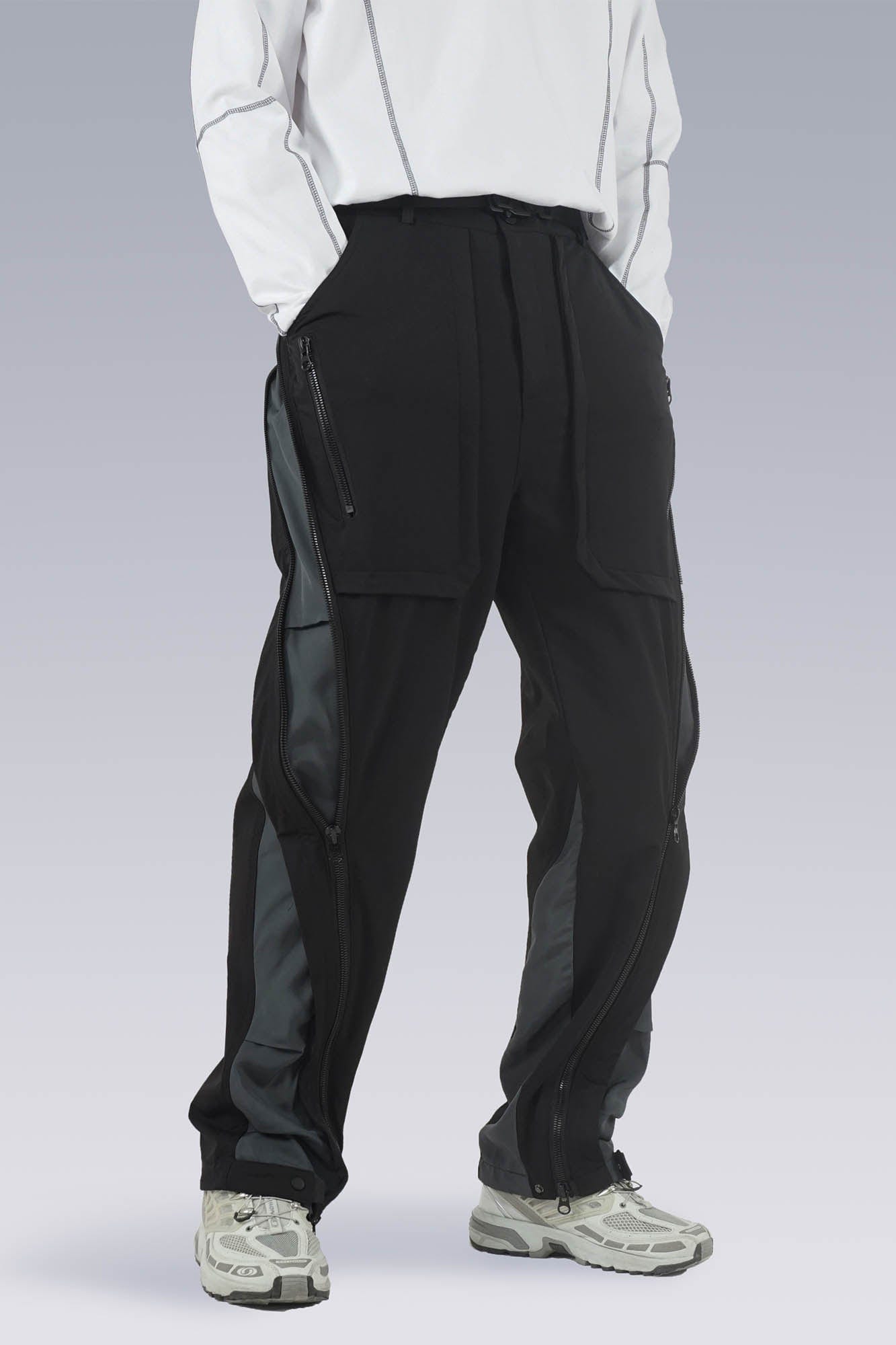 Side-Zip Spliced Tactical Pants