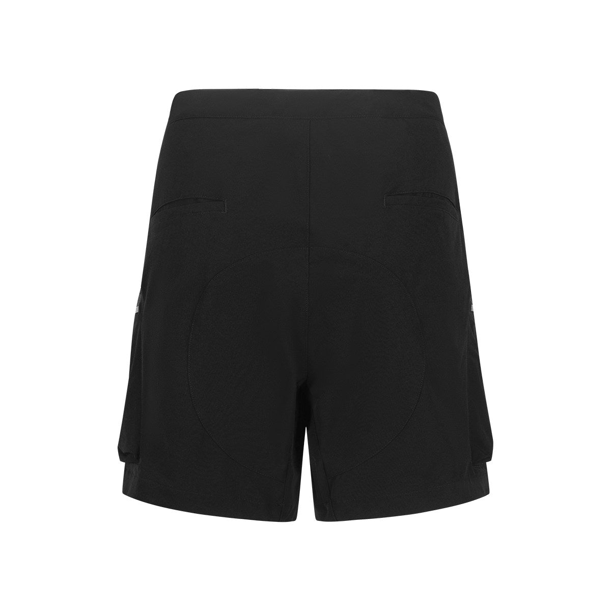 Water-Repellent Adjustable-Waist Techwear Shorts