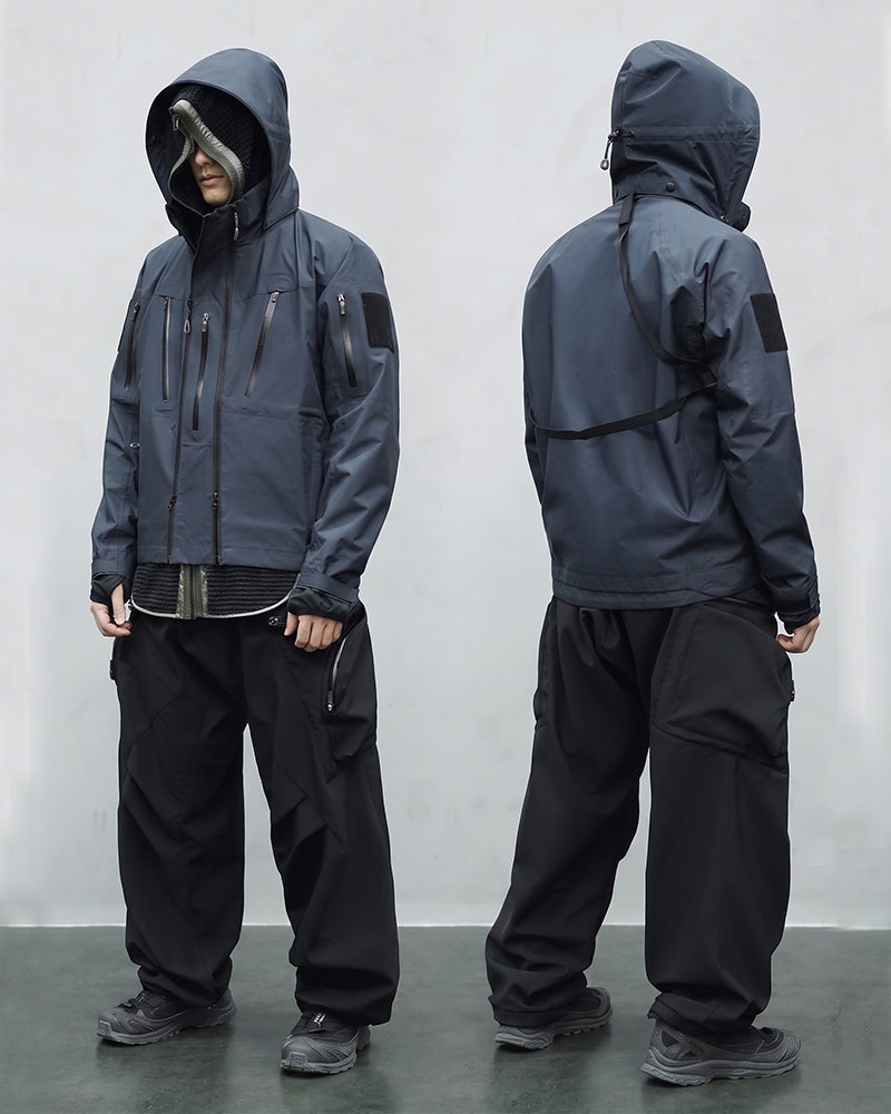 Detachable Placket Windproof Outdoor Jacket