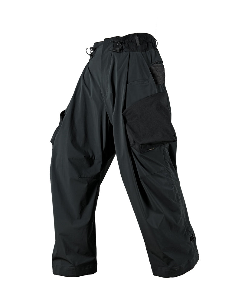 Multi-Pleat Kendo-Inspired Techwear Pants