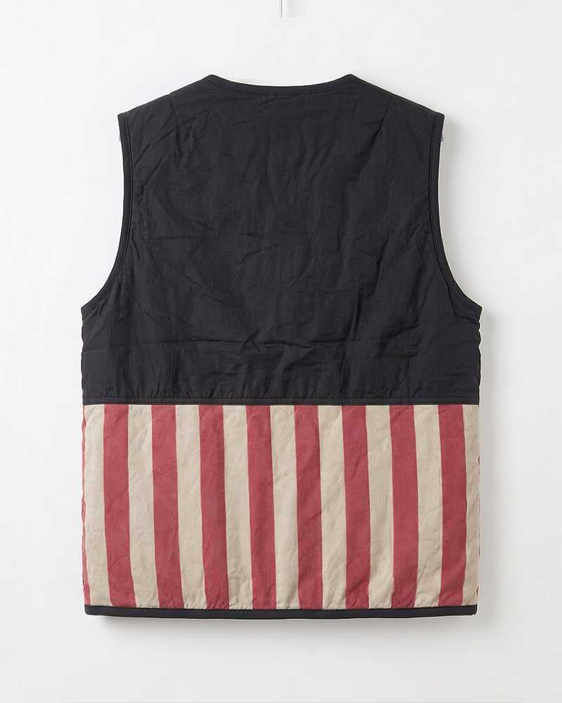 Wasteland Washed Distressed Reversible Vest