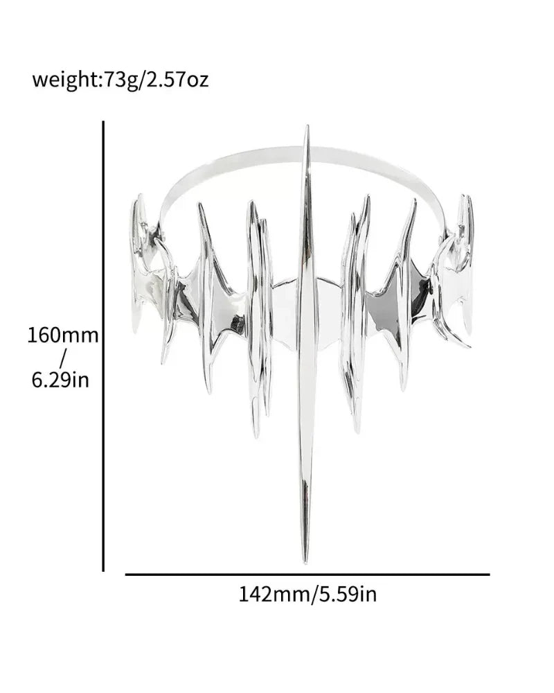 Cyberpunk Metal Sci-Fi Mask