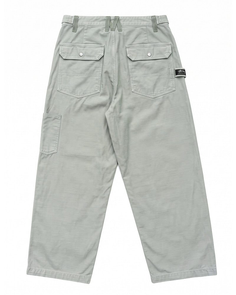 Washed Vintage Straight-Leg Cargo Pants