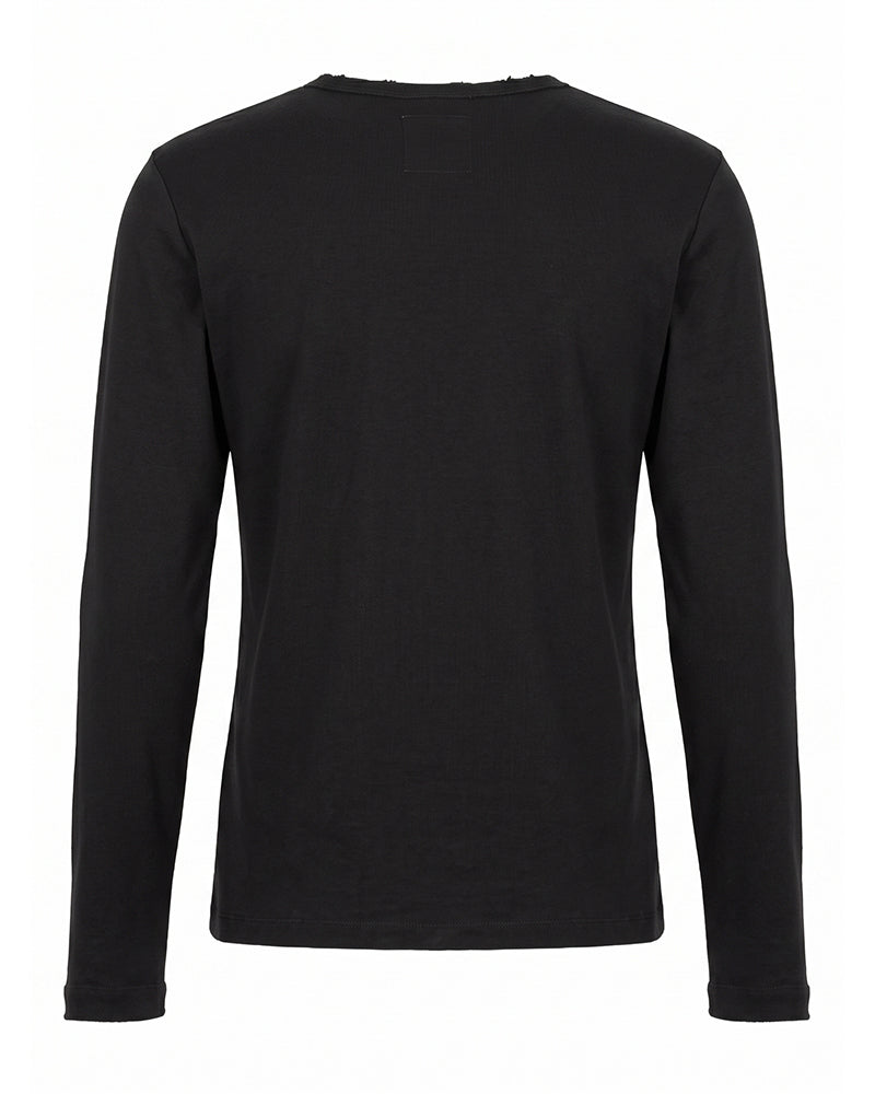 Wasteland Minimal Button-Up Long Sleeve Top