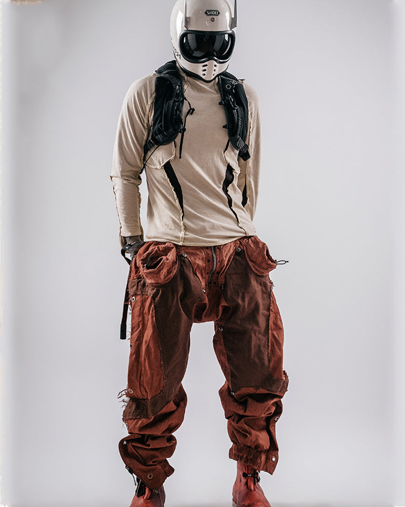 Post-Apocalyptic Distressed Cargo Pants