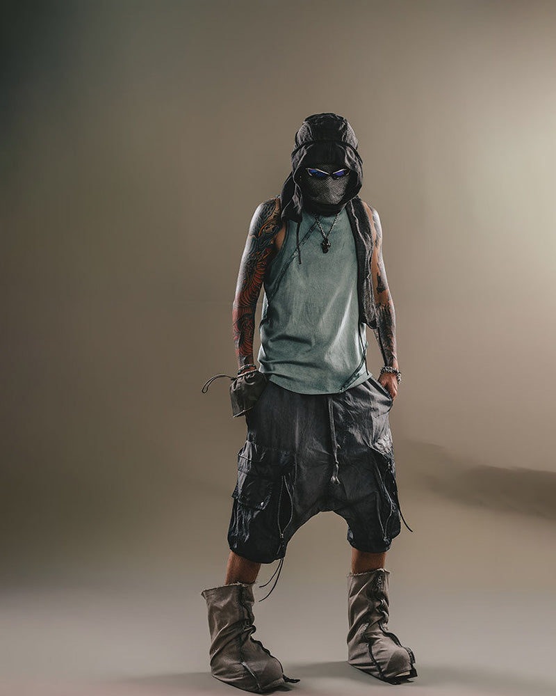 Wasteland Tech Cargo Washed Shorts