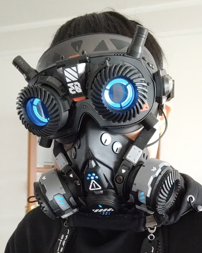 Steampunk LED Glasses 03