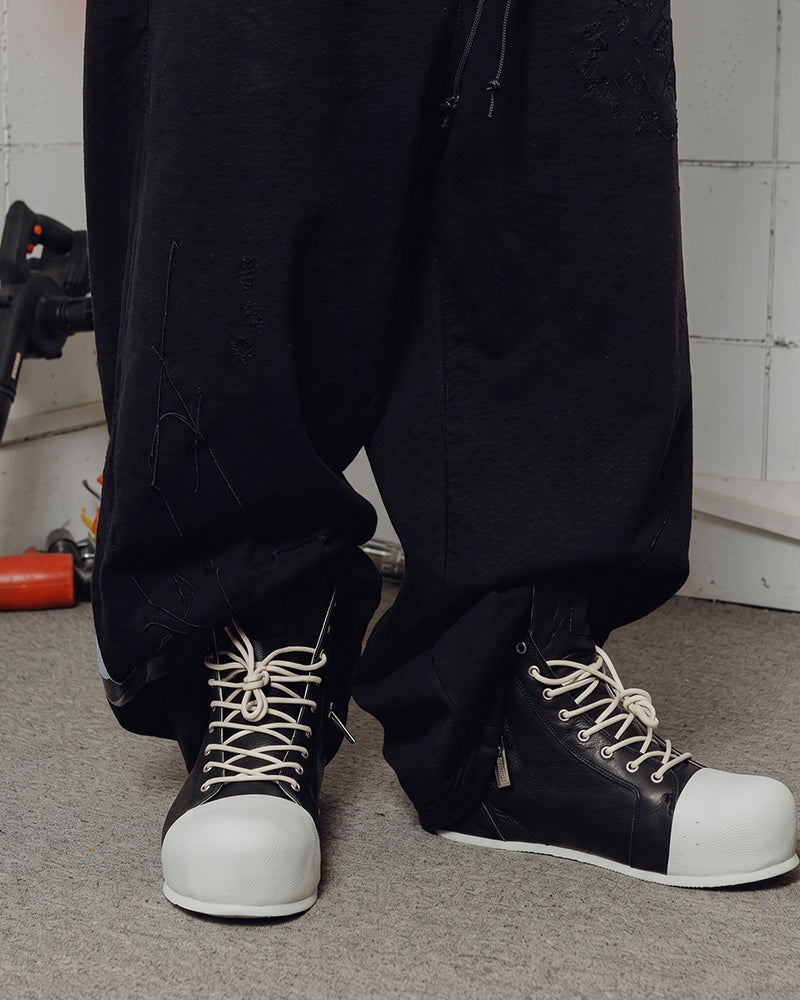 Round Toe Hidden Lift Tactical High Boots