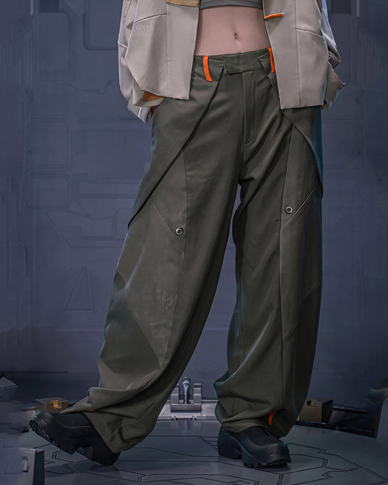 Cyberpunk Outfits Invisible Street Unisex Loose Pants