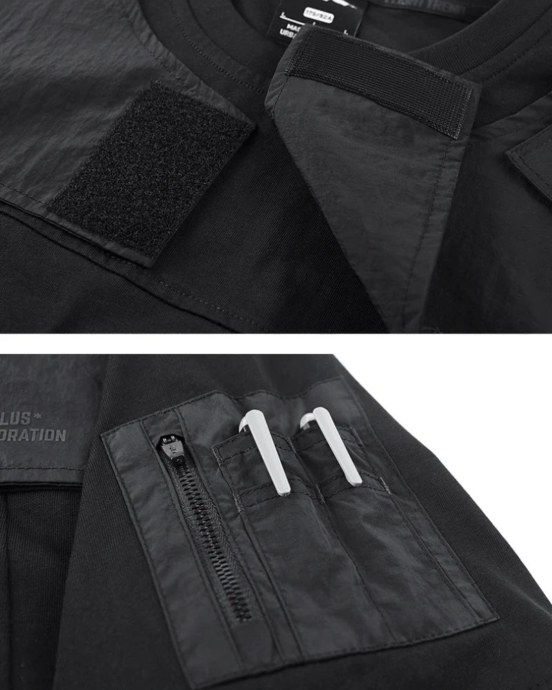 TEC-007｜Cyberpunk Tactical Techwear Set Top / Bottom