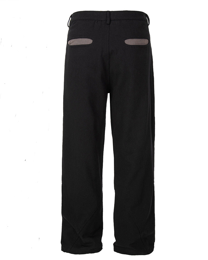 Contrast Panel Utility Cargo Pants