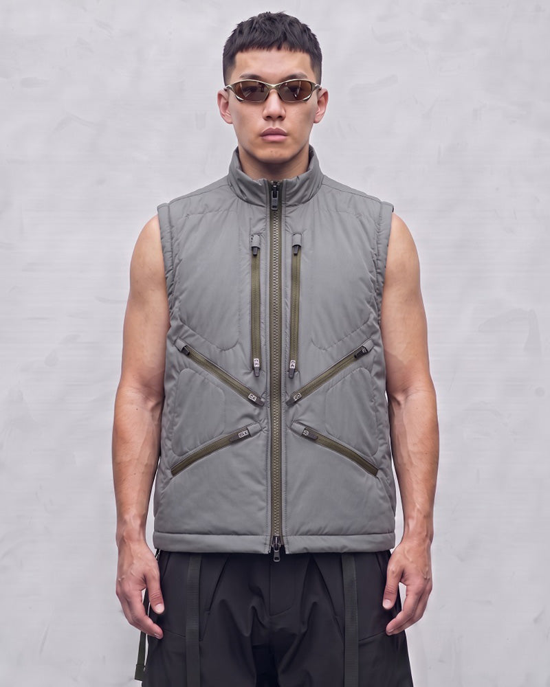 Multi-Pocket Windproof Insulated Techwear Vest