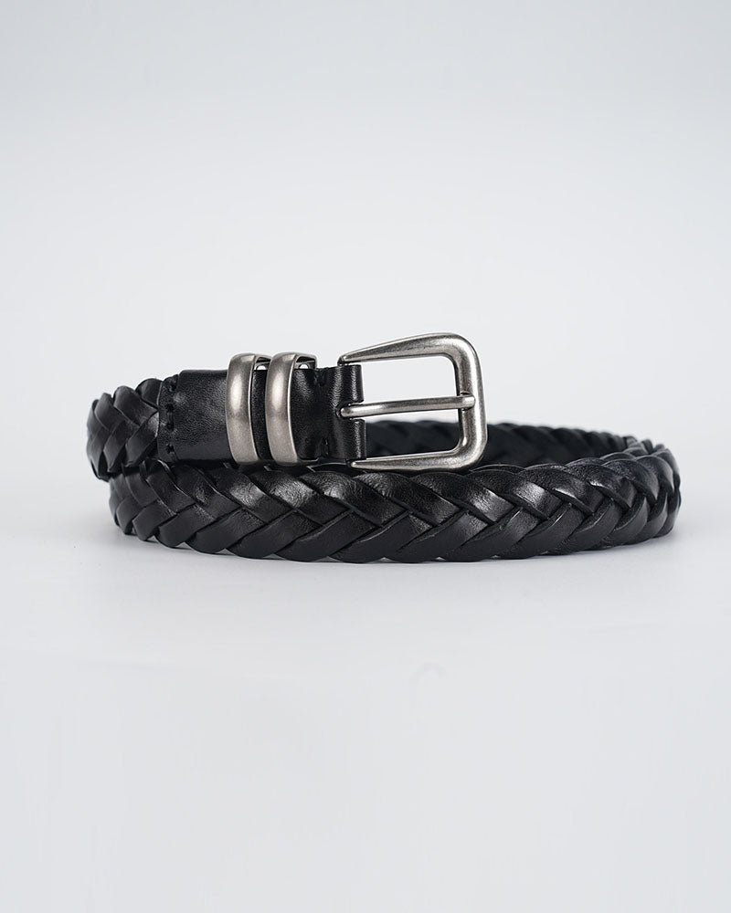 Modern Japanese Woven Leather Belt