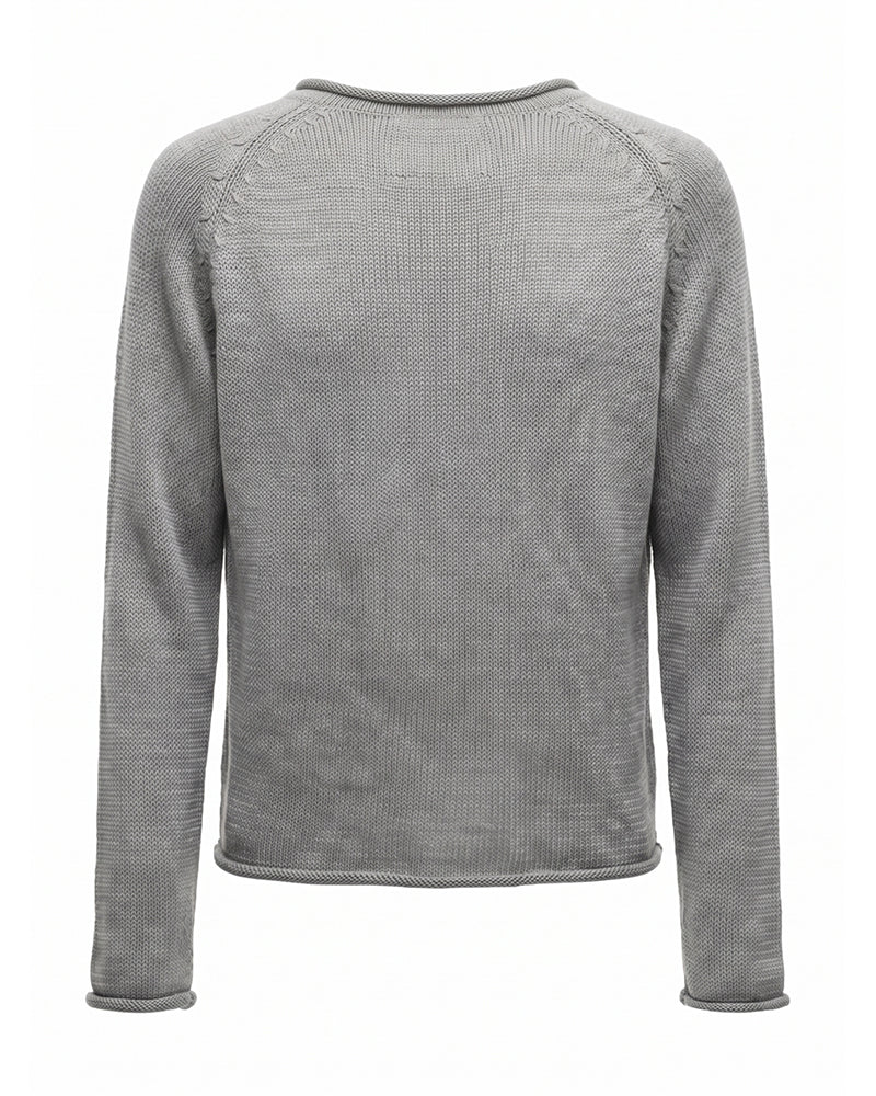 Wasteland Minimal Button Knit Sweater